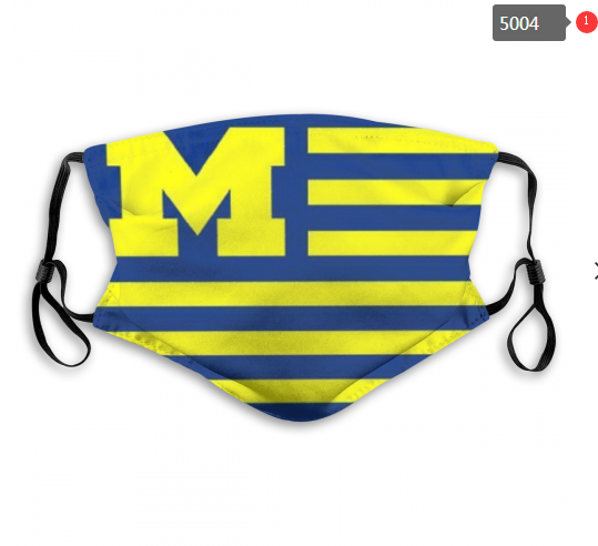 NCAA Michigan Wolverines #11 Dust mask with filter